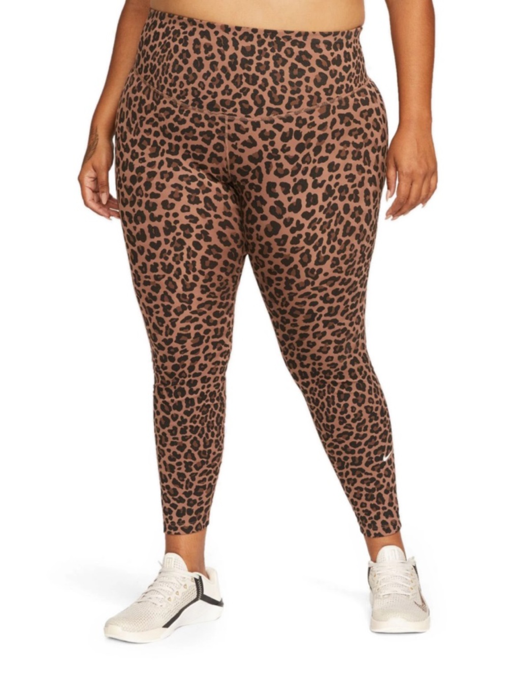 Nike Dri-FIT One Animal Print Midrise Leggings Cheetah 2X